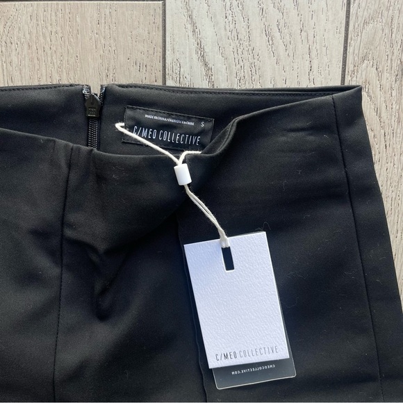 C/MEO COLLECTIVE Elegant Black Flared Women's Pants - Picture 3 of 5